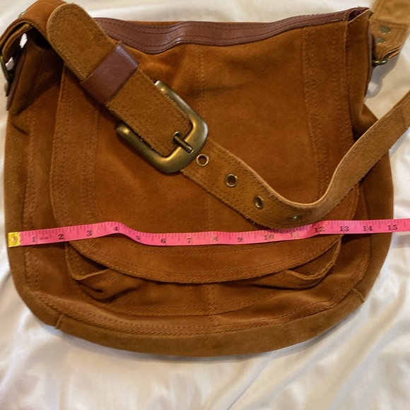 Large lucky brand suede, Crossbody - Picture 6 of 7